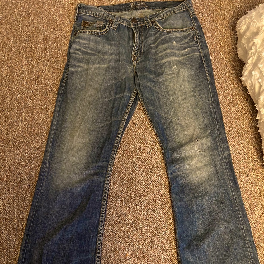 Men’s Silver Jeans